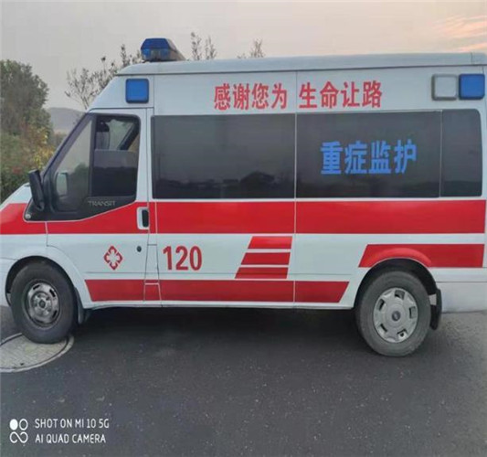 瓜州救护车出租服务案例3